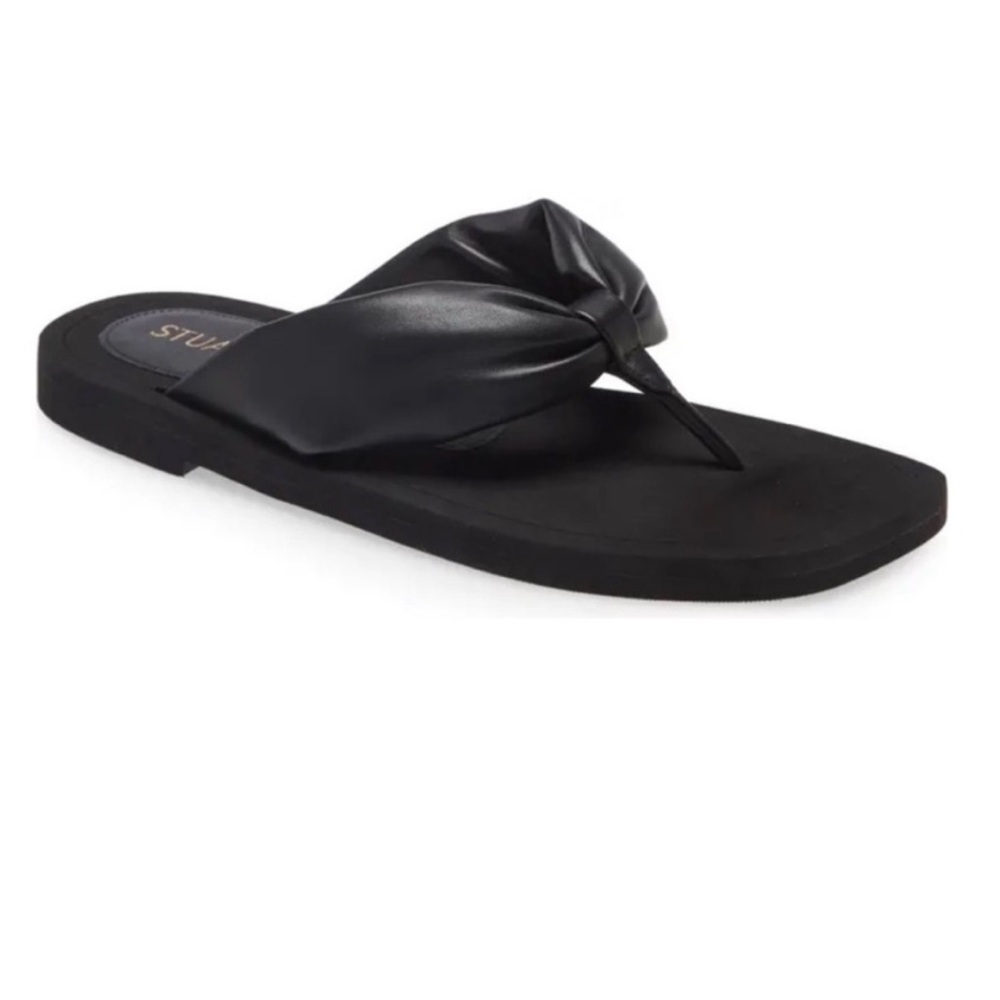 STUART WEITZMAN Cassie Flip Flop black new 
$250 women size 7